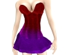 RedPurple corset & skirt