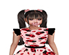 Girls Ladybug Brown Hair