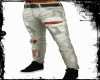 White Patched Jeans