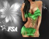 FSA GREEN FRILL OUTFIT
