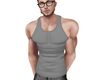 Gray Muscle Tank v2