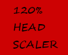 *N* 120% HEAD SCALER!