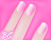 ♥Pink French Nails M