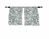 Zebra sheer curtains