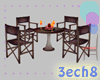 Outdoor Table + 4 Chairs