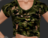 camouflage Ripped Top