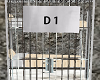 Cell block D1 sign