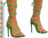 Green Strappy Heels