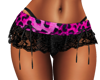 Hot Pink Leopard Skirt