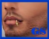 "GS" GOLD LIP RING