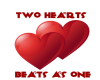 two hearts  beats as one