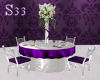 S33 Purple Guest Table