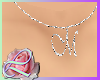 "M" Diamond Necklace