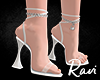 R. Mila White Heels