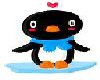 Love Penguin Sticker