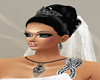 Bride black hair