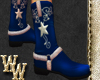 *WW Cowgirl Boots Blue