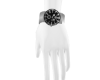 MS DeManos Silver Watch