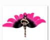 BLack to Pink Furry Tail