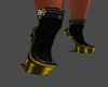 GOLD ANKLE SHOES