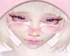 bby pink glasses ღ