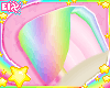 . rainbow puppy ears