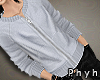 P. Sweater Gray-Blue