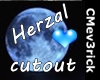 (CM) cutout HERZAL