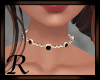Gold BlackPearl choker
