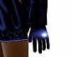Blue Velvet Long Gloves