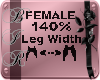 [BIR]Leg Scaler 140%