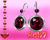 Sexy Red Sequin Earrings