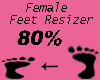 Feet Resizer Avatar 80%