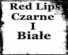 Red Lips Czarne I Biale