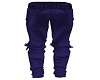 Male Purpl Ripped Sweats