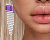 Monica Purple Earrings