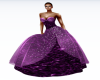 Purple Glitter ball gown