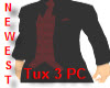 Tux Black n Red 3 pc