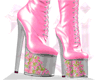 ♡ Pink cute boots ♡