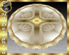 ~H~White Gold Round Rug