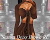 Seanna Dress Brown RL