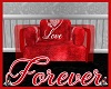 Valentine Hug Kiss Chair