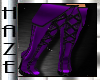 Sexy Witch Boots Purple