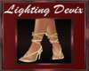 dip yellow dye heels