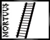 Dark wood ladder