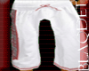 White B-Ball Shorts