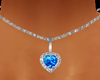 Sapphire Heart Necklace