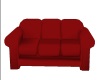 Red Kiss Cuddle Couch