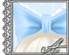 Pearl Lace Bow~ Blue