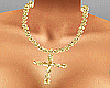 Pearl necklace Cross